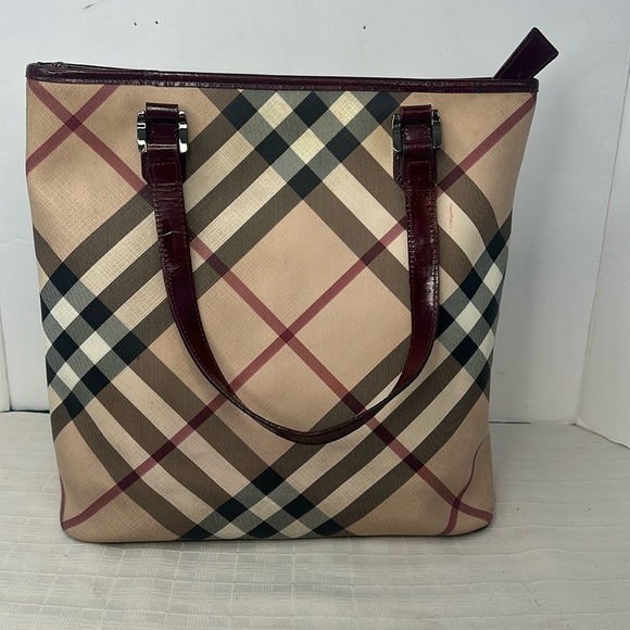 BURBERRY Nova Check Tote Bag - Picture 4 of 14
